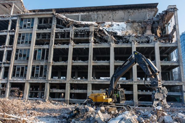 Commercial Building Demolition in Hickory