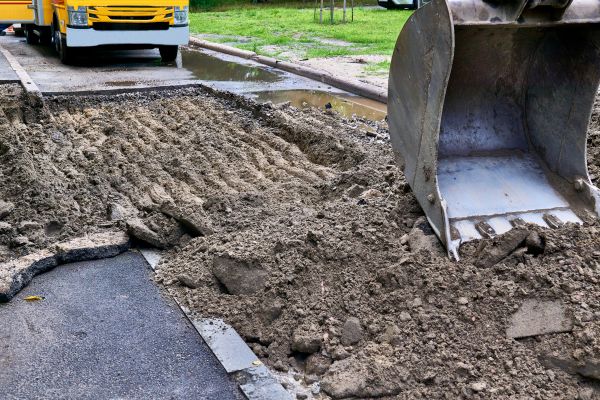 Blacktop Removal in Hickory