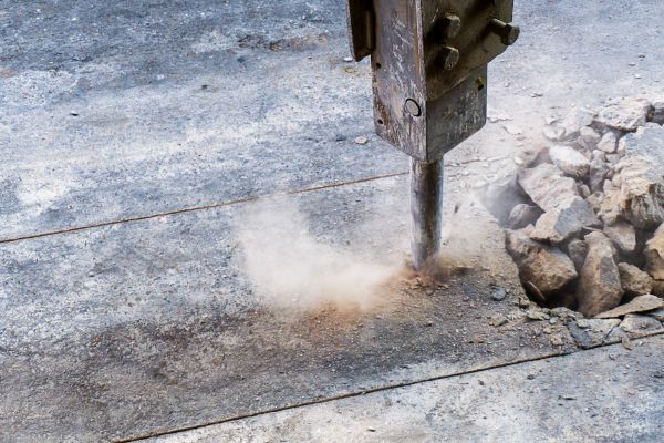 Concrete Patio Removal in Hickory
